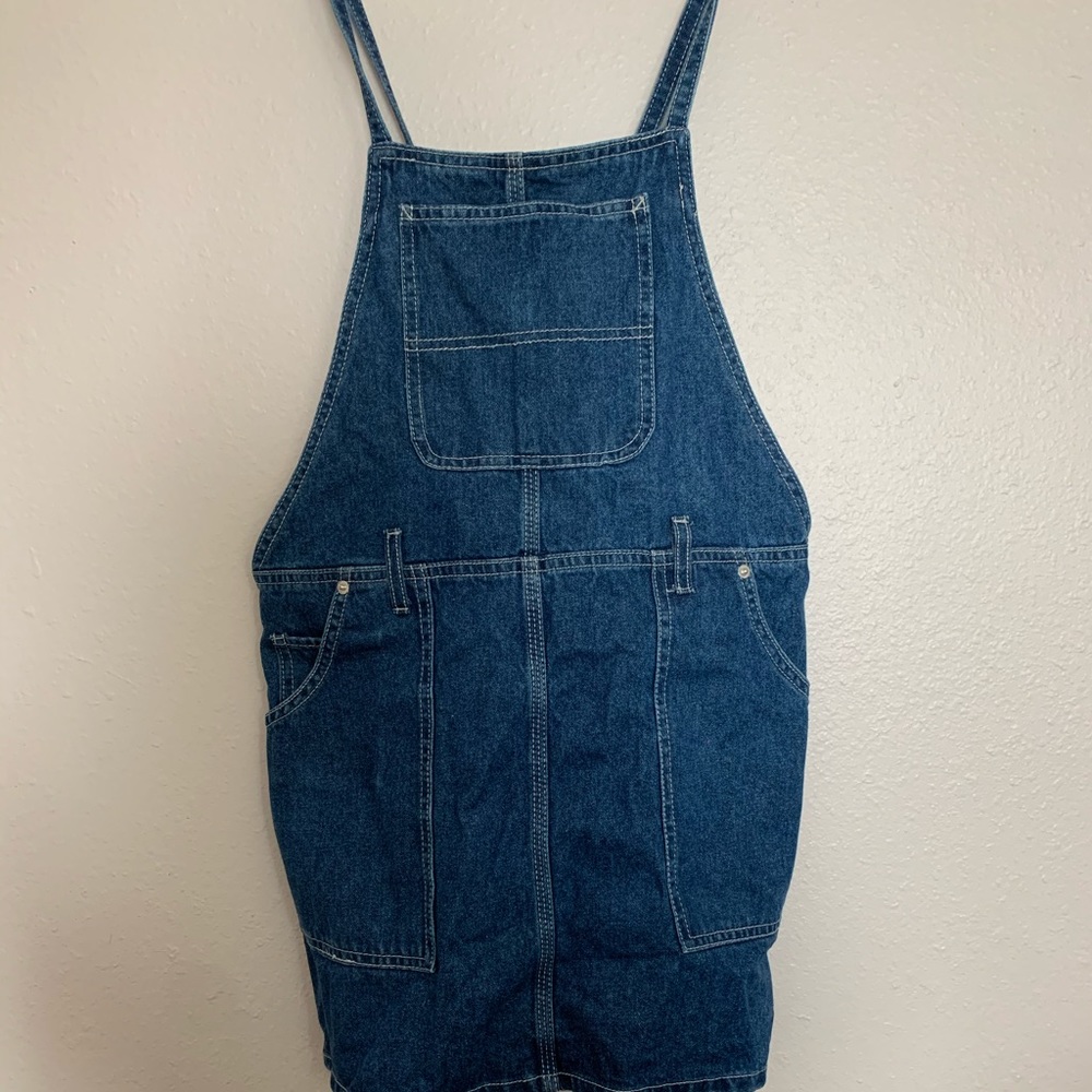 Denim Overall Dress
